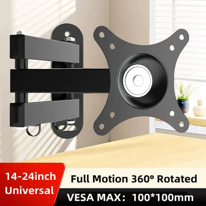 Retractable Universal TV Mounts Wall Mount Bracket Load Up to 15KG For 14 to 37 inches LCD Monitor TV Stand Expansion Bracket by All Mart Bristol Ltd