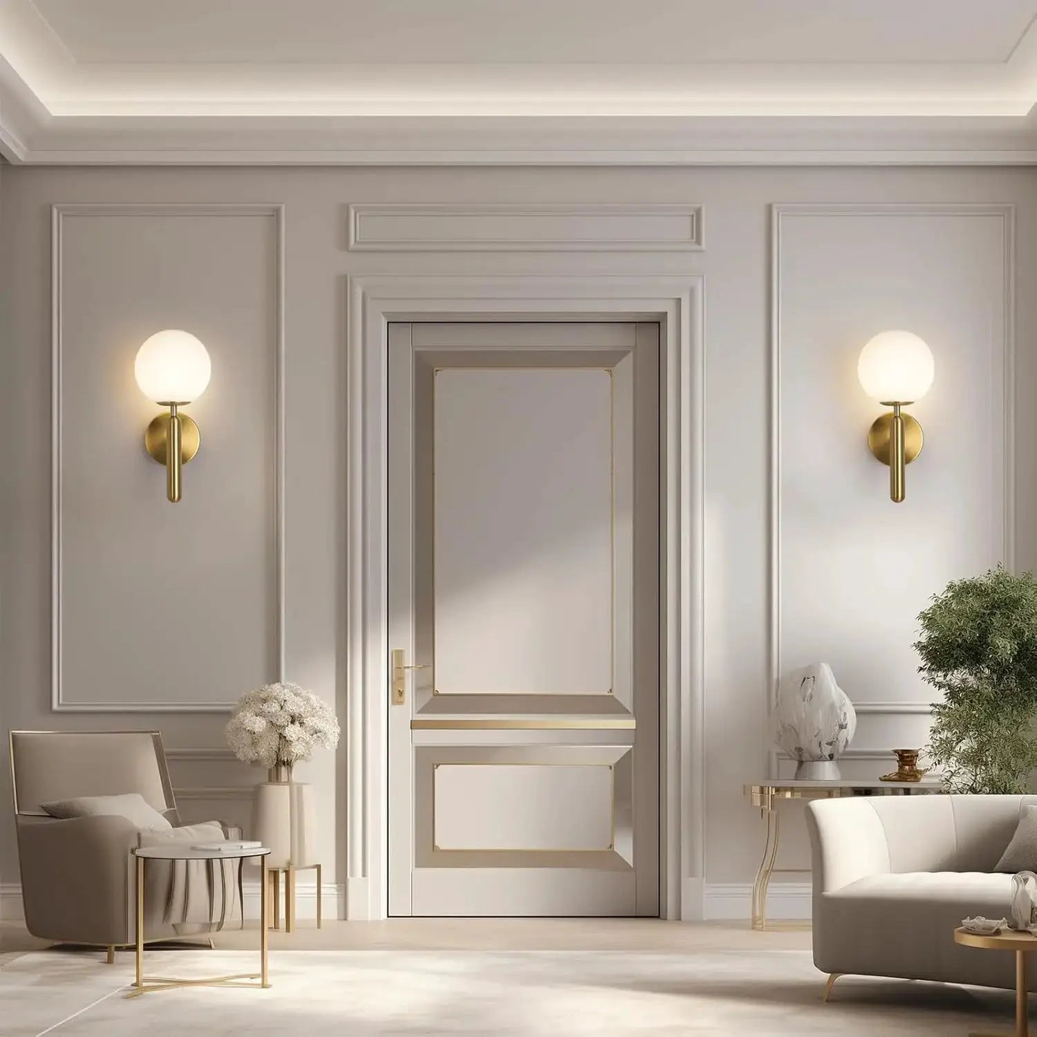 Modern Indoor Wall Light Lamp Suitable For Bedroom Bedside Living Room Home Decor Light Fixture by All Mart Bristol Ltd