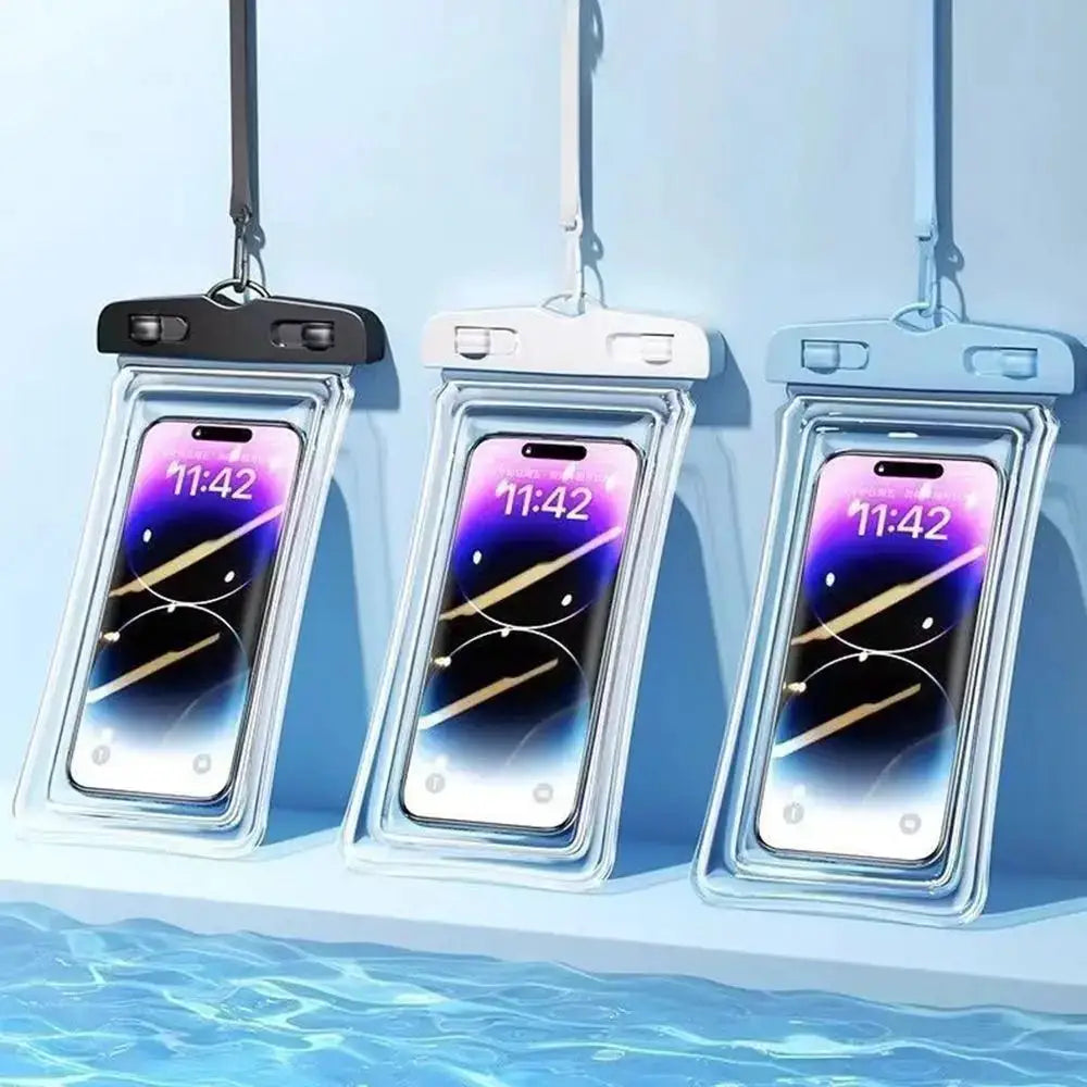 Transparent Waterproof Phone Case Touch Screen Under 7.0 inches Mobile Phone Cover with Lanyard Phone Sealed Bag Swimming&Diving by All Mart Bristol Ltd