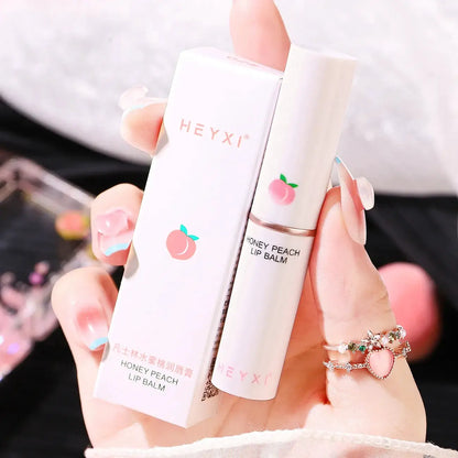 Honey Peach Lip Balm Color Change Lipstick Lips Plumper Moisturizing Hydrating Nourishing Beauty Lips Skin Carae Cosmetics by All Mart Bristol Ltd