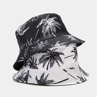 2024 Spring/Summer Suns-Protect Hat Bob Men’s Fashion Coco Print Bucket Hat Unisex Fisherman Hat Women’s Leisure Basin Cap by All Mart Bristol Ltd