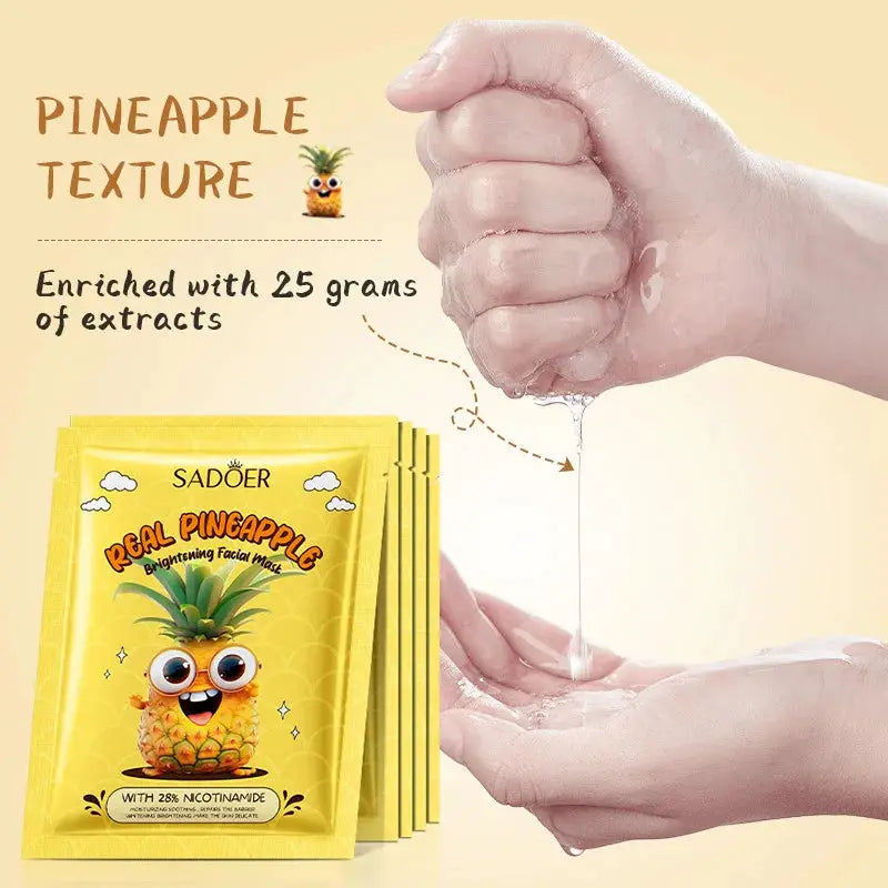8pcs SADOER Fresh Fruits Face Mask Facial skincare Moisturizing Brightening Firming Hydrating Facial Masks for Face Skin Care by All Mart Bristol Ltd