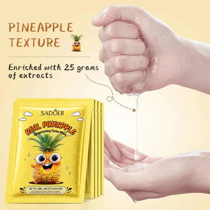 8pcs SADOER Fresh Fruits Face Mask Facial skincare Moisturizing Brightening Firming Hydrating Facial Masks for Face Skin Care by All Mart Bristol Ltd