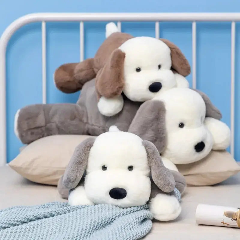 30cm Cut Lying Dog Plush Toys Pillow Stuffed Animal Comfort Soft Dolls Kids Birthday Gift Cartoon Anime Toy Christmas by All Mart Bristol Ltd