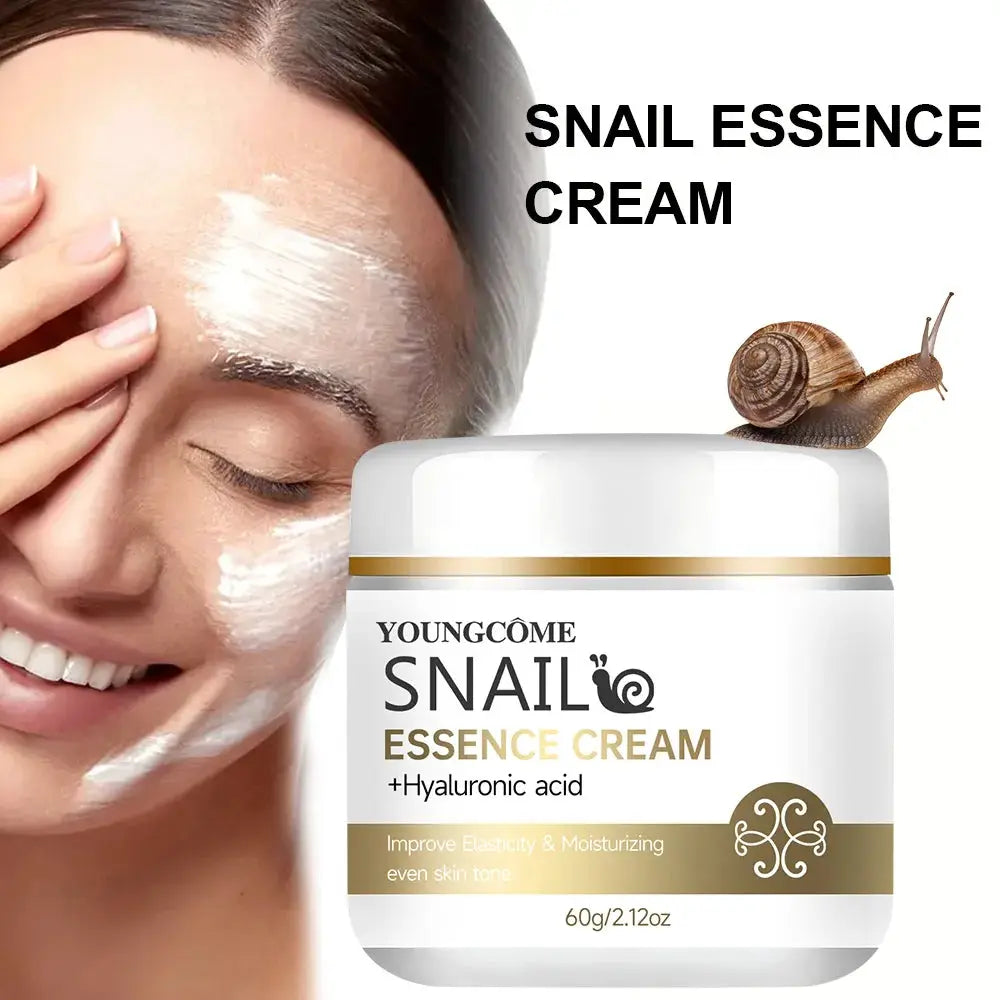 2pcs Snail essence cream with hyaluronic acid,Retinol Moisturizing Firming Lightening Repairing Smooth Skincare Whitening Creams by All Mart Bristol Ltd