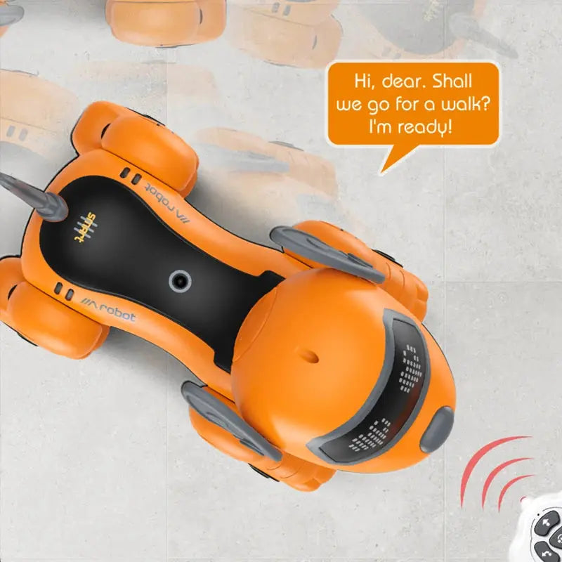 Robot Dog Intelligent Ai Programmable Smart Toys for Children Multi-Functional with Sound Led Eyes Dancing Electronic Pets Dog by All Mart Bristol Ltd
