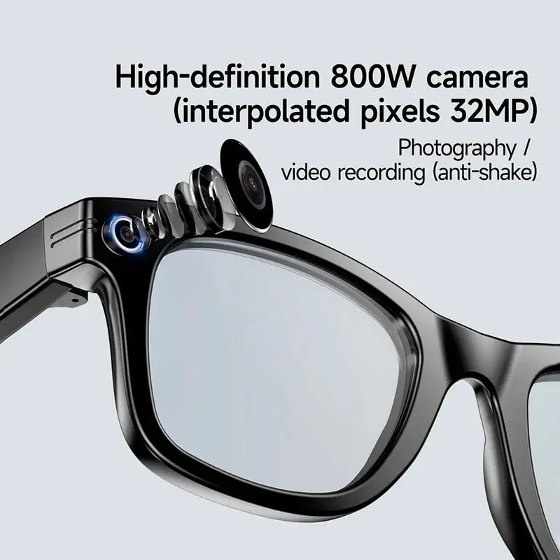 2025 New 8MP Camera Glasses Men Color-Changing AI Smart Bluetooth Glasses Photo Video Recording Waterproof Call Smart Sunglasses by All Mart Bristol Ltd