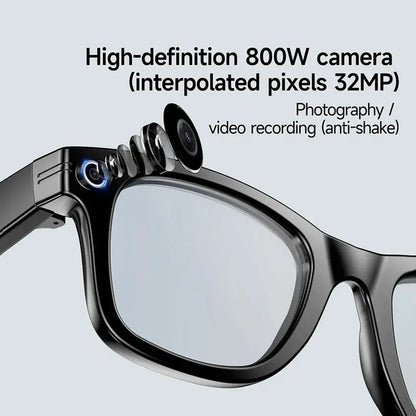 2025 New 8MP Camera Glasses Men Color-Changing AI Smart Bluetooth Glasses Photo Video Recording Waterproof Call Smart Sunglasses by All Mart Bristol Ltd