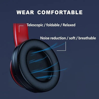 Lenovo HD200 Bluetooth Earphones Over-ear Foldable Computer Wireless Headphones Noise Cancellation HIFI Stereo Gaming Headset by All Mart Bristol Ltd