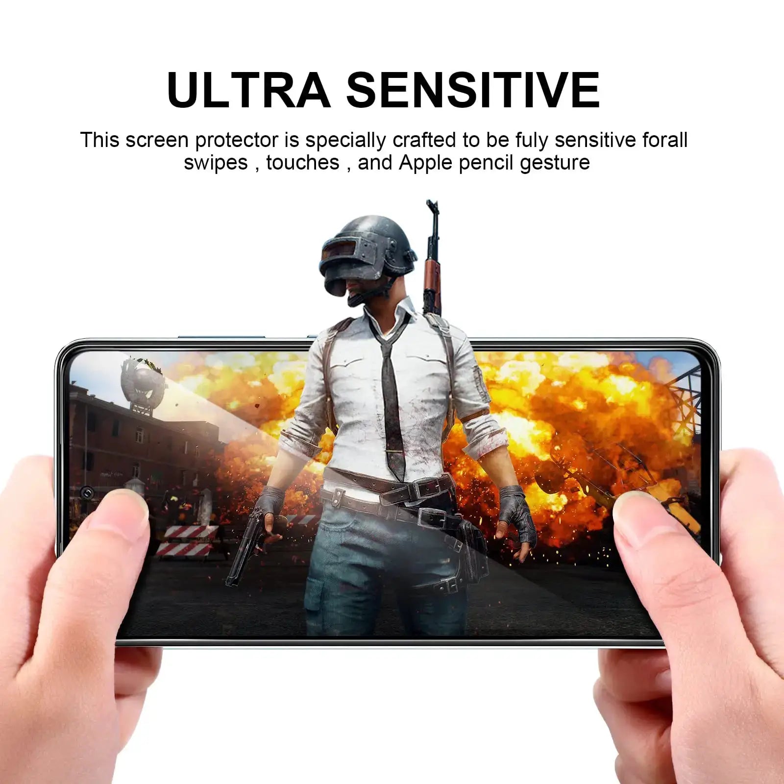 Screen Protector For Galaxy A52s 5G Samsung Tempered Glass High Aluminum 9H HD Clear Transparent Case Friendly by All Mart Bristol Ltd