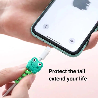 Cute Cable Protector Bites Wire Cable Organizer Winder Saver USB Charging Cable Data Line Earphones Cord Protector Cover by All Mart Bristol Ltd