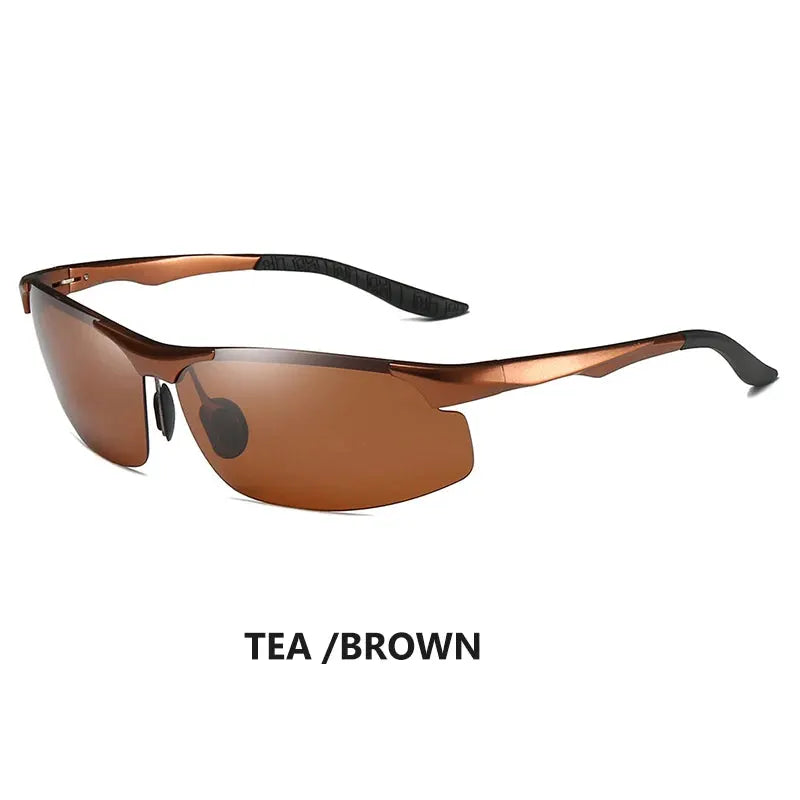 Aluminum Photochromic Polarized Sunglasses Man Driving Sun Glasses Male Outdoor Sport Eyewear Anti-UV oculos de sol masculino by All Mart Bristol Ltd