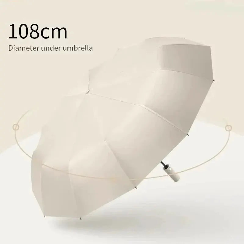 12 Bones Umbrella Windproof Double Layer Umbrella Fully Automatic Rain Umbrella for Men Women Luxury Business Parasol New by All Mart Bristol Ltd