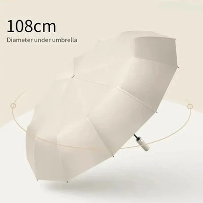 12 Bones Umbrella Windproof Double Layer Umbrella Fully Automatic Rain Umbrella for Men Women Luxury Business Parasol New by All Mart Bristol Ltd