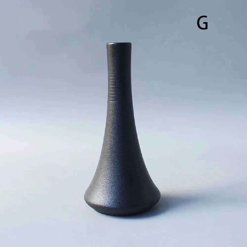 Ceramic Small flower Vase Home Decoration Crafts Tabletop Ornament Simplicity Japanese-style Decoration by All Mart Bristol Ltd