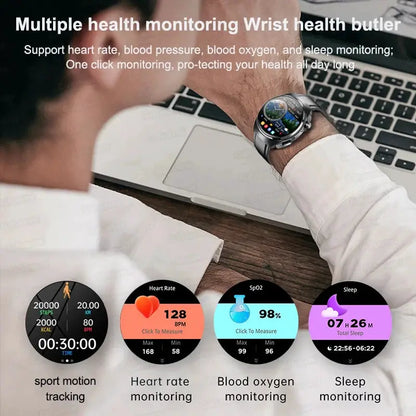 For Man Women New 2 in 1 Smart Watch With Earbuds Smartwatch TWS Bluetooth Earphone Heart Rate Blood Oxygen Monitor Sports Watch by All Mart Bristol Ltd