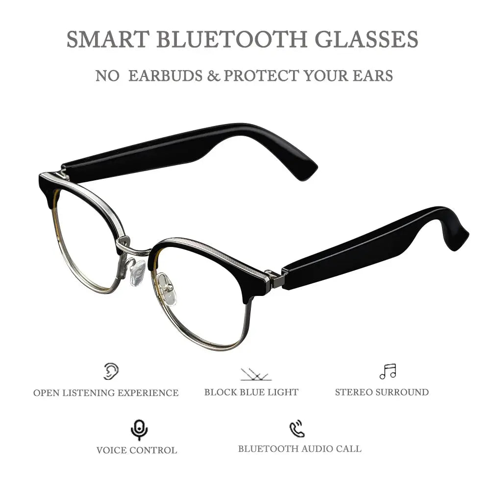 New Smart Glasses Wireless Bluetooth Hands-Free Calling Music Headphones With Microphone Motion Speaker Glasses Wireless Stereo by All Mart Bristol Ltd