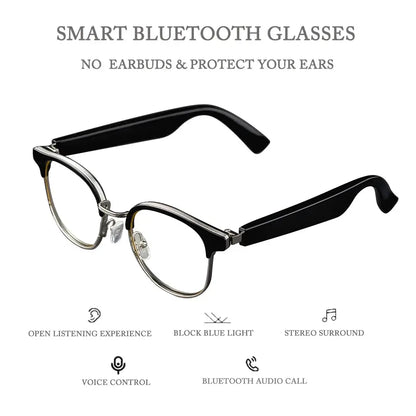 New Smart Glasses Wireless Bluetooth Hands-Free Calling Music Headphones With Microphone Motion Speaker Glasses Wireless Stereo by All Mart Bristol Ltd