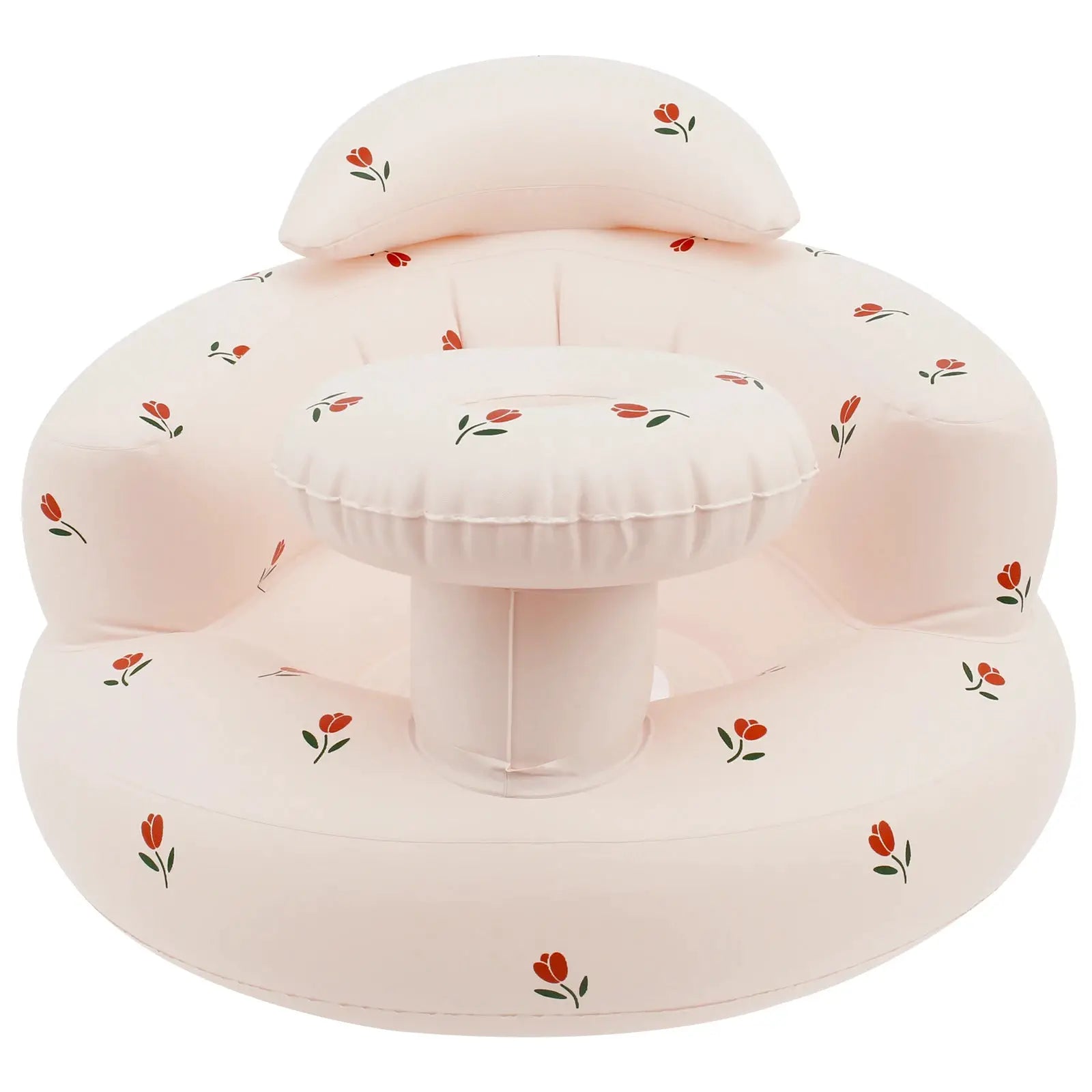 Inflatable Baby Chair Portable Baby Sofa Breathable Inflatable Baby Chair PVC Multifunctional Seat Practice Sitting Bath Stool by All Mart Bristol Ltd