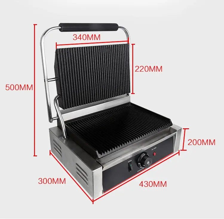 Commercial Electric Multibaker Waffle and Sandwich Grill Machine by All Mart Bristol Ltd