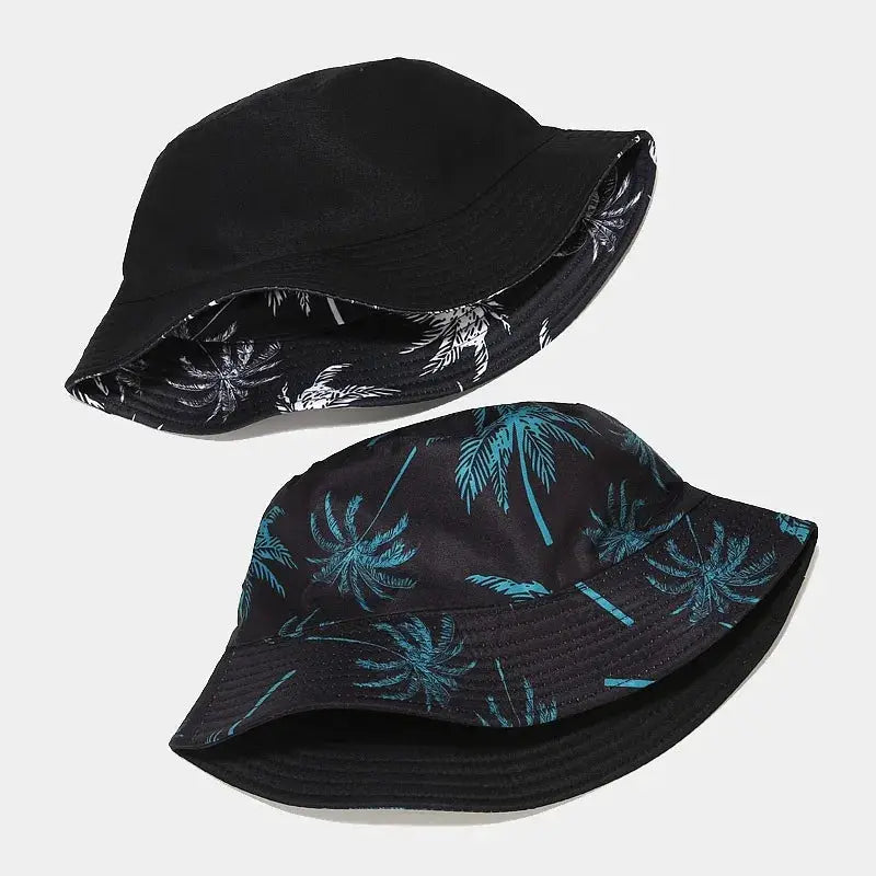 2024 Spring/Summer Suns-Protect Hat Bob Men’s Fashion Coco Print Bucket Hat Unisex Fisherman Hat Women’s Leisure Basin Cap by All Mart Bristol Ltd