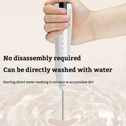 Handheld Electric Milk Frother and Coffee Whisk Mixer by All Mart Bristol Ltd