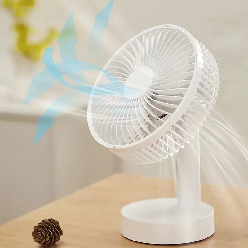 Mini USB Table Fan 4 Speeds Portable Desktop Table Cooling Fan Powered by USB Strong Wind Kipas USB Desk Fan by All Mart Bristol Ltd