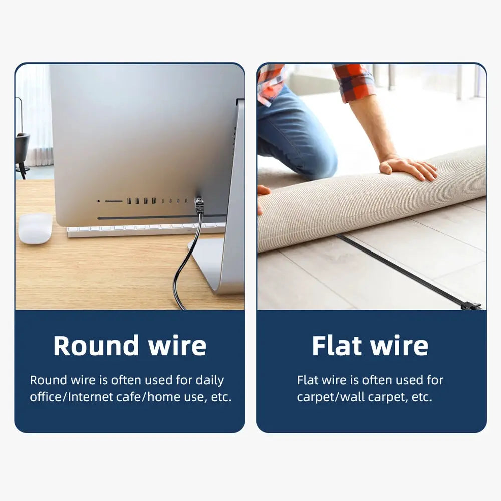 Cat6 Ethernet Cable Gigabit High Speed 1000Mbps Internet Cable RJ45 Shielded Network LAN Cord for Laptop Router PC PS5 4 3 Xbox by All Mart Bristol Ltd