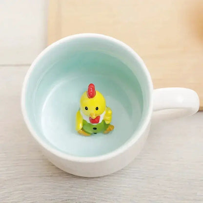 400ML Ceramic Mugs Creative Cute Cartoon Stereo Animal Milk Coffee Cups Couple Cups of Household Drinking Water Supplies by All Mart Bristol Ltd