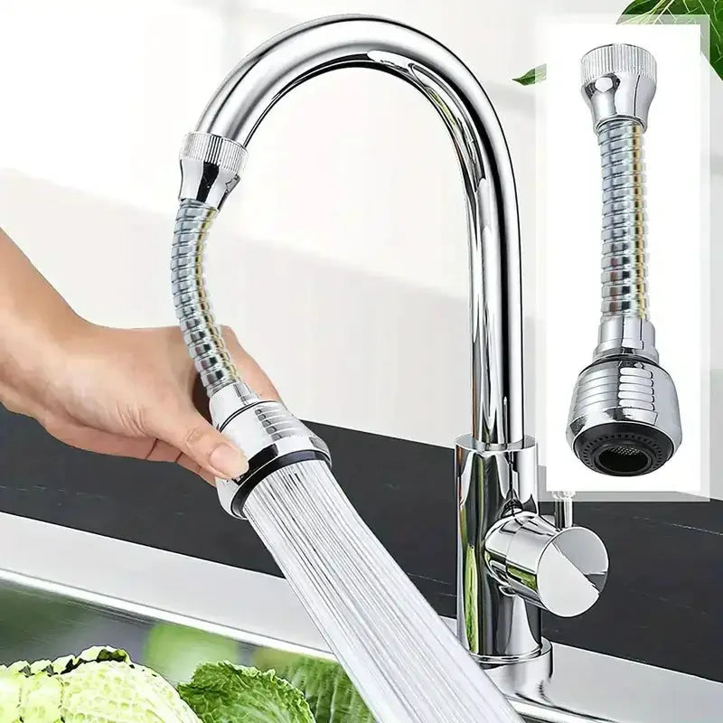 360° Rotating Kitchen Faucet Pressurized Anti-Splash Extended Filter Foam Universal Faucet Head Sprayer for Kitchen by All Mart Bristol Ltd