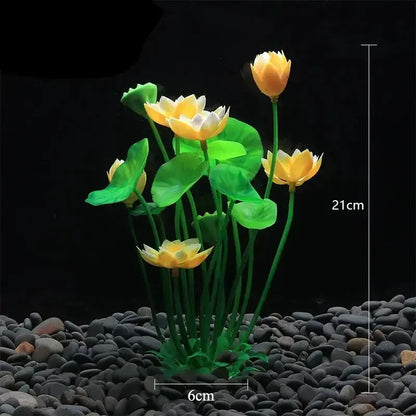 Fish Tank Water Plant Decoration Aquarium Decor Aquatic Plants Underwater Plastic Artificial Grass Accessories Pet Supplies Home by All Mart Bristol Ltd