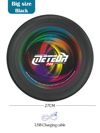 LED Flying Disc, Noctilucence Colorful Outdoor Leisure Toys Various Lighting Changes Lightweight and Fun Sport Game Gifts by All Mart Bristol Ltd
