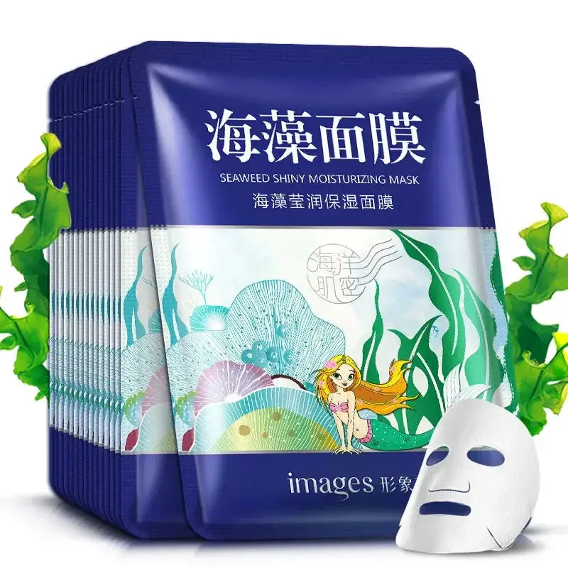 10pcs Centella Collagen Face Mask Moisturizing Refreshing Sheet Masks Hyaluronic Acid Facial Anti-Wrinkle Anti-aging Mask by All Mart Bristol Ltd