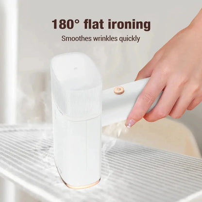HOMEFISH Garment Steamers 130ml Handheld Fabric Steamer Fast-Heat 1000W Iron Steam Cleaner for Home Travelling Portable by All Mart Bristol Ltd