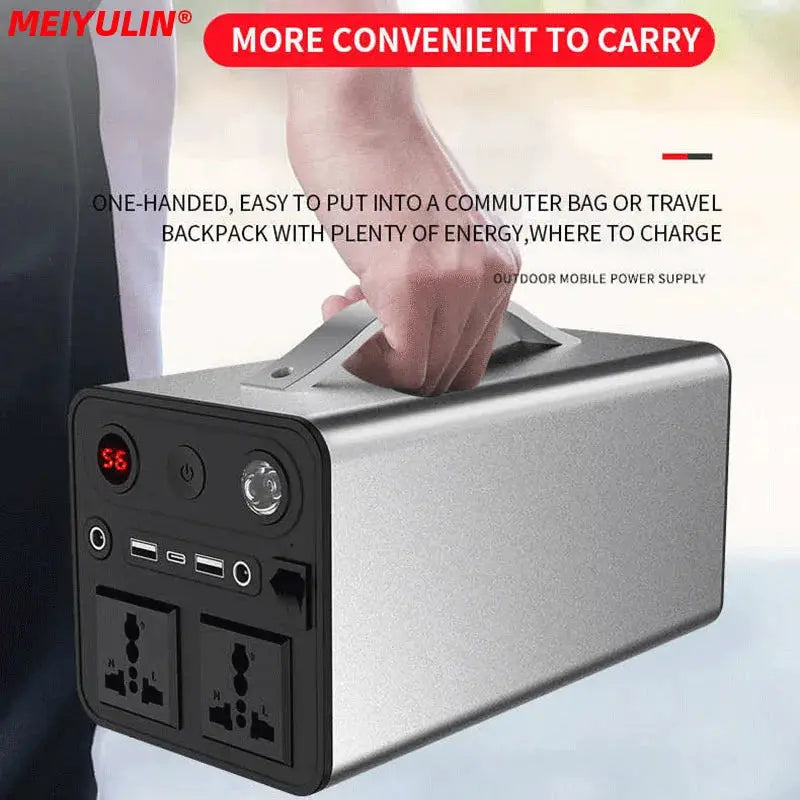 90000mAh Solar Generator LiFePO4 Power Supply Station 300W Portable Auxiliary Battery Power Bank USB C PD DC for Outdoor Camping by All Mart Bristol Ltd