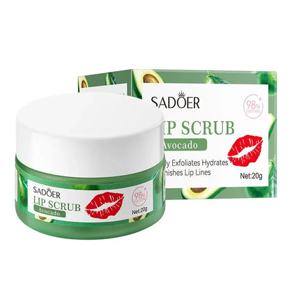 20g Strawberry Lip Scrub Natural Fruits Care Gently Exfoliates Hydrates Diminishes Lip Lines Moisturizing Lip Balm by All Mart Bristol Ltd