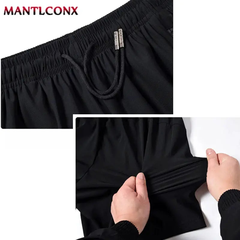 Summer Men's Sport Shorts Cool Sportswear Running Shorts Casual Bottoms Gym Fitness Training Jogging Short Pants Men Black Gray by All Mart Bristol Ltd