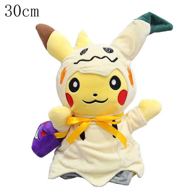 Cos Eevee Pikachu Cosplay Plush Toy Charizard Peluche Snorlax Garchomp Tyranitar Hydreigon Stuffed Animal Doll Plushies Toy Gift by All Mart Bristol Ltd