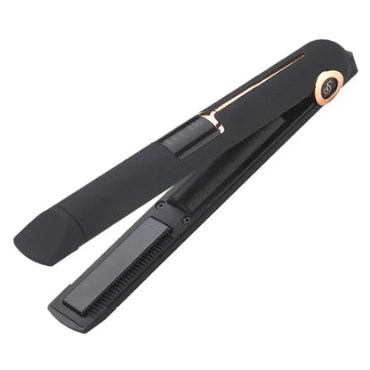 Portable Wireless Hair Straightener With Power Bank Function Rechargeable Hair Straightening Curling Flat Iron For Home Travel by All Mart Bristol Ltd