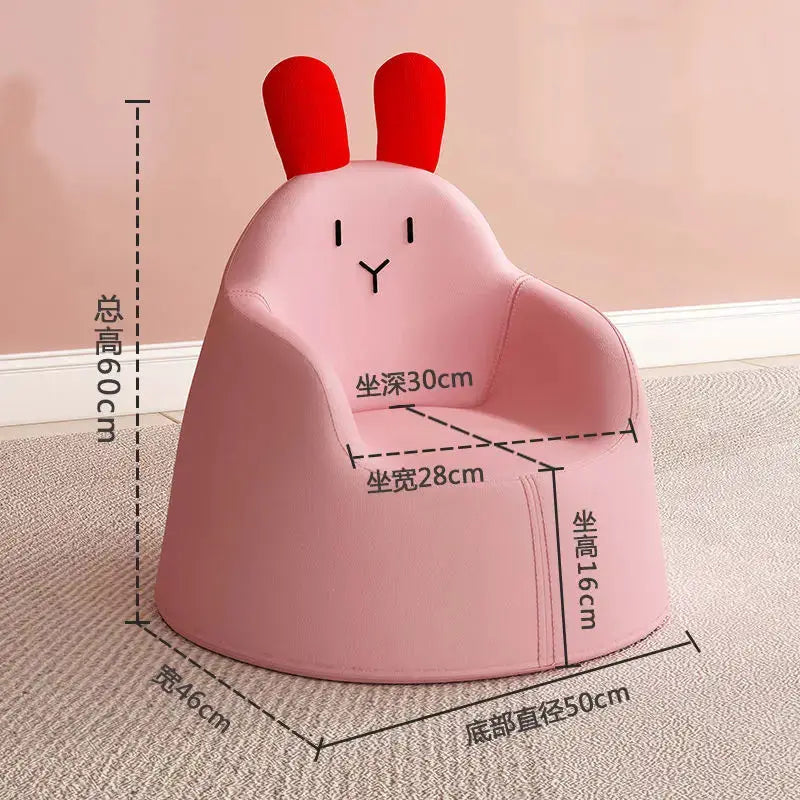 Cartoon lazy Children mini Sofa Backrest Armchair PU waterproof Kids Sofa Lovely baby bedroom Confortable Sofa Kid Furniture by All Mart Bristol Ltd