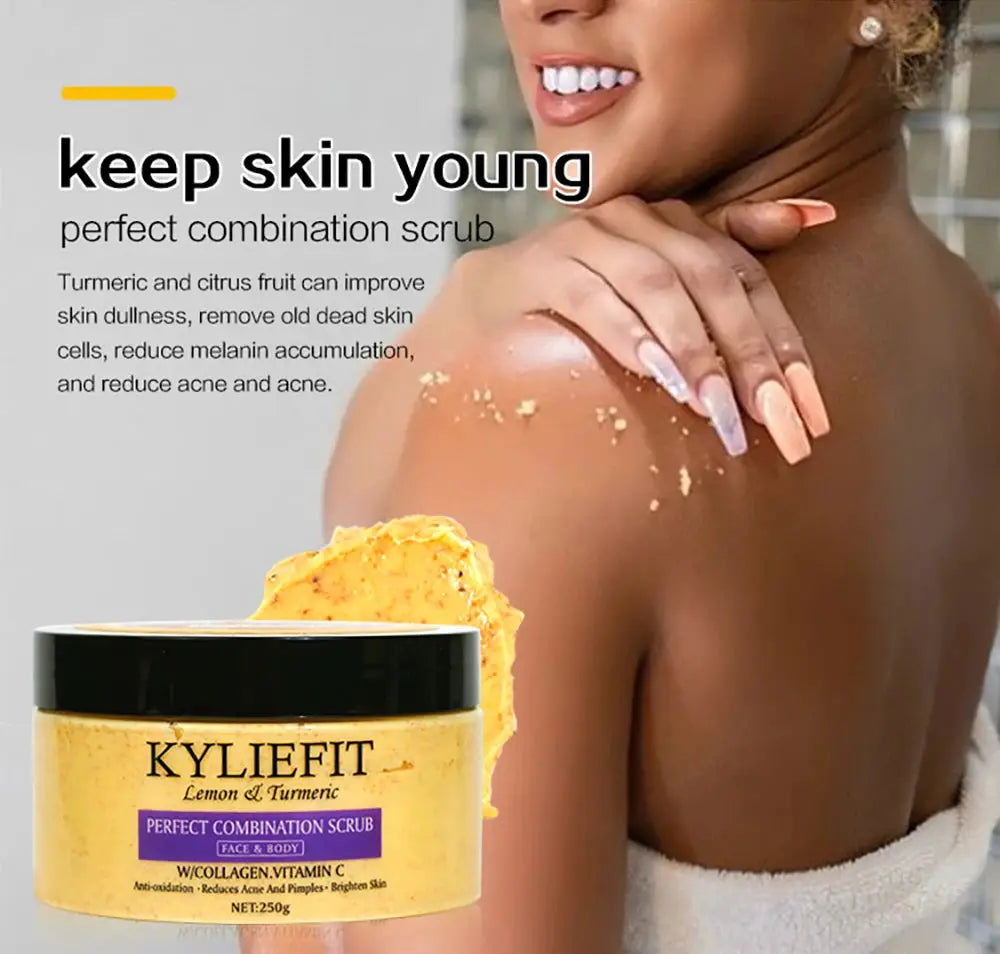 AILKE Organic Turmeric Lightening Skin Care Set, Reduce Acne, Improve Dullness, Hydration, Exfoliate, Clean and Smooths Skin by All Mart Bristol Ltd