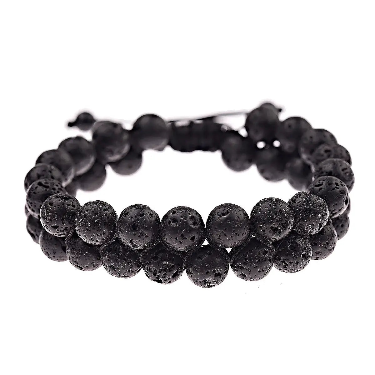 Fashion Men Bracelets Hematite Tiger Eye Double Layer Row Bracelets Pulsera Hombre Magnetic Health Protection Healing Bracelets by All Mart Bristol Ltd