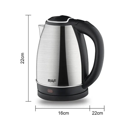 2L Stainless Steel Electric Kettle 1500W Tea Thermo Pot by All Mart Bristol Ltd