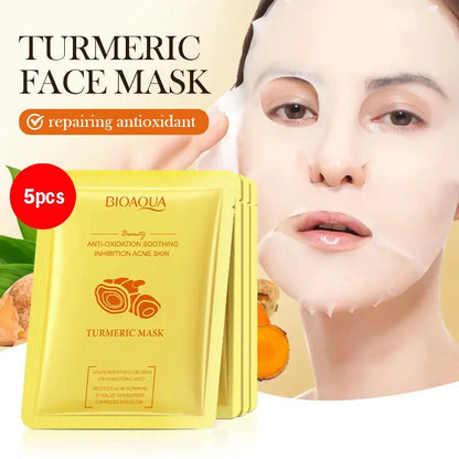 5/10pcs BIOAQUA Snail Hyaluronic Acid Retinol Face Mask skincare Moisturizing Hydrating Firming Facial Masks for Face Skin Care by All Mart Bristol Ltd