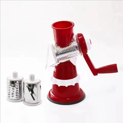 3 In 1 Vegetable Slicer Manual Kitchen Accessories Grater for Vegetable Cutter Round Chopper Mandolin Shredder Potato Home Kitch by All Mart Bristol Ltd