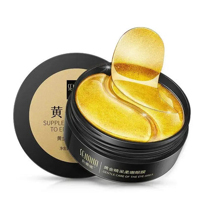 60pcs Golden Moisturizing Eye Mask Relieve Eye Fatigue Nourish Eye Area Collagen Crystal Eye Mask Korean Skin Care Masks by All Mart Bristol Ltd