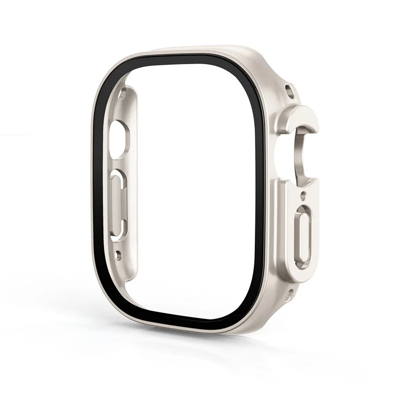 Glass+case For Apple Watch Ultra 49mm PC Bumper+Screen Protector Tempered luxury box Cover for apple watch ultra 2 Accessories by All Mart Bristol Ltd