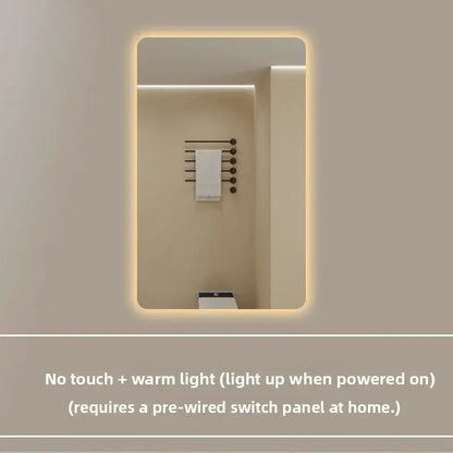 New Smart Mirror Wall Hanging LED High Definition Induction Anti-fog Bathroom Mirror Touch Screen 23.5 * 15.5 Inches Vanity by All Mart Bristol Ltd