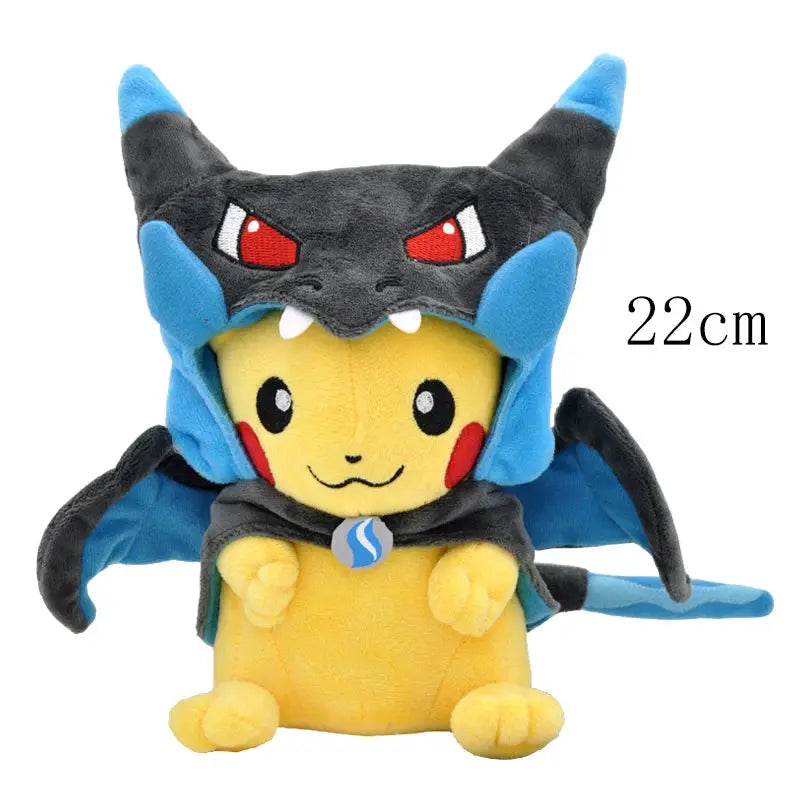 Cos Eevee Pikachu Cosplay Plush Toy Charizard Peluche Snorlax Garchomp Tyranitar Hydreigon Stuffed Animal Doll Plushies Toy Gift by All Mart Bristol Ltd