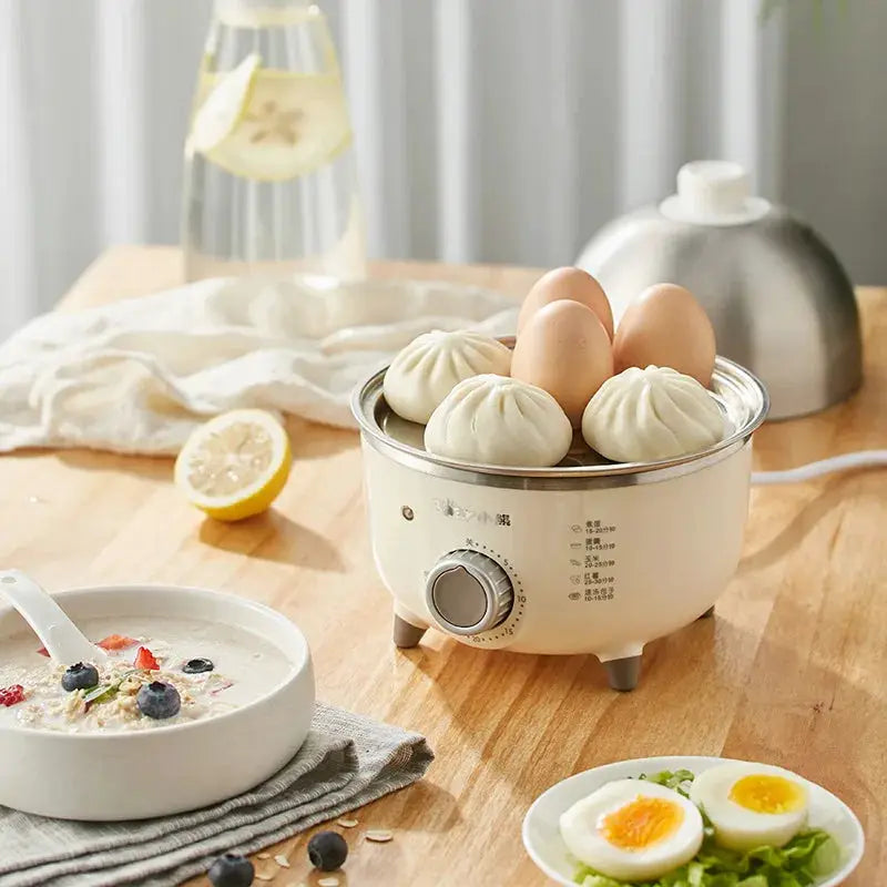 360W Electric Egg Boiler Breakfast Machine Multicooker Steamer Automatic Egg Cookers Home Egg Custard Steaming Cooker with Timer by All Mart Bristol Ltd